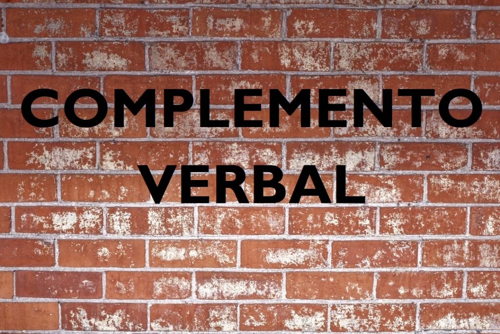 O complemento verbal completa o sentido do verbo.